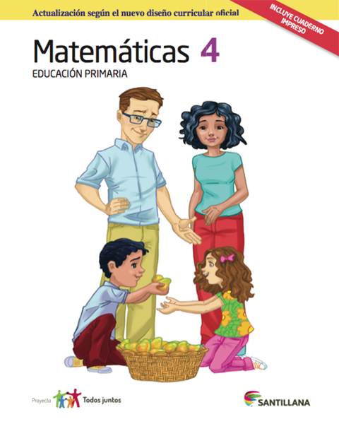 Imagen de PACK MATEMATICAS 4 SERIE T JUNTOS 2017