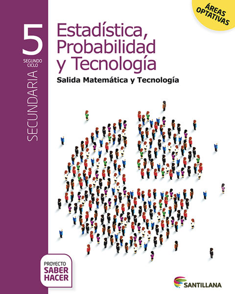 Imagen de ESTADISTICA PROBABILIDAD TECNOLOGIA 5 SABER HACER