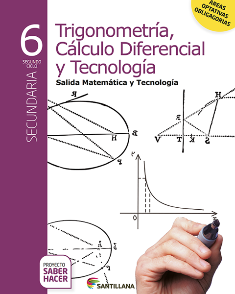 Imagen de TRIGONOMETRIA CALCULO DIF Y TECNO 6 SABER HACER