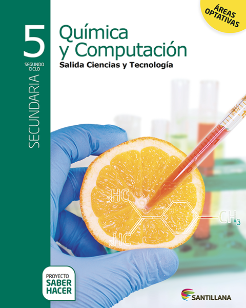 Imagen de QUIMICA Y COMPUTACION 5 SECUNDARIA SABER HACER