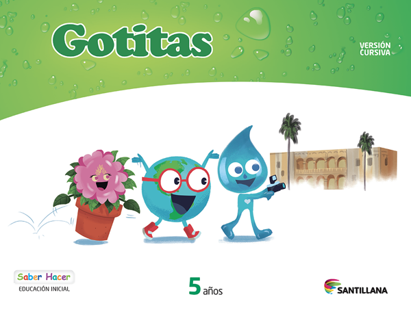 Imagen de LIBRO GOTITAS 5 AÑOS CURSIVA SABER HACER