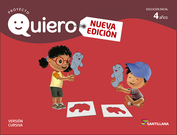 Imagen de QUIERO 4 AÑOS CURSIVA NUEVA EDICION